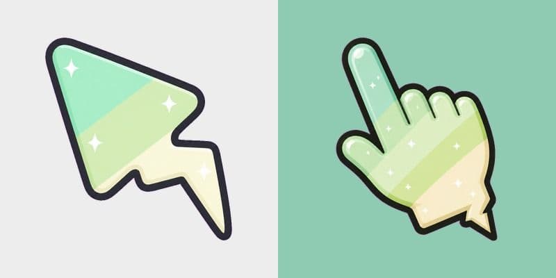 Cute Mint Cream Bolt