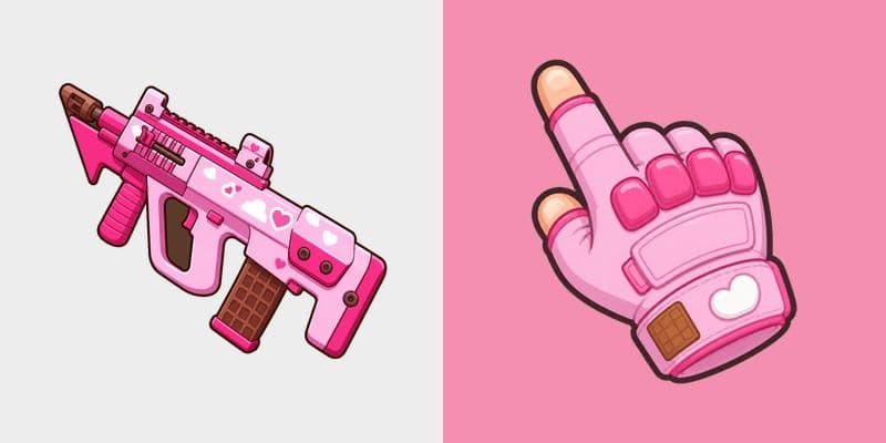 Cute Pink Rifle