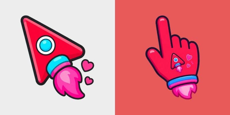 Cute Red Rocket
