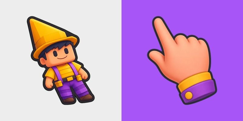 Cute Roblox Yellow Hat Worker