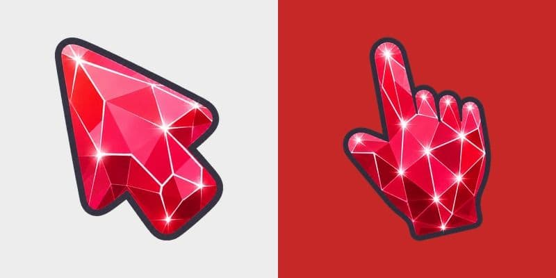 Cute Ruby Crystal Facet