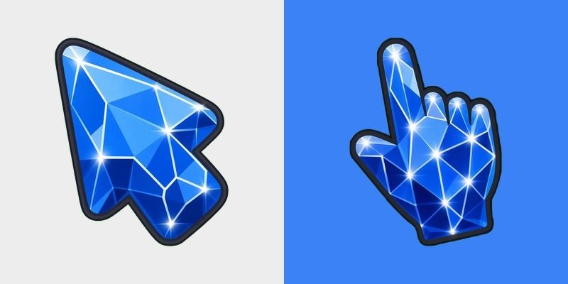 Cute Sapphire Crystal Facet