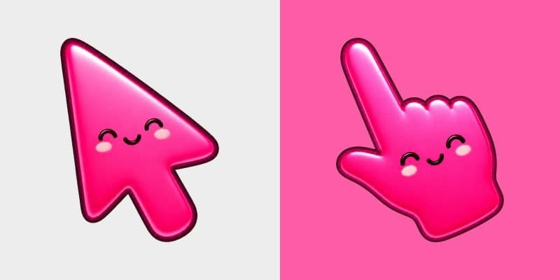Cute Stylish Modern Hot Pink