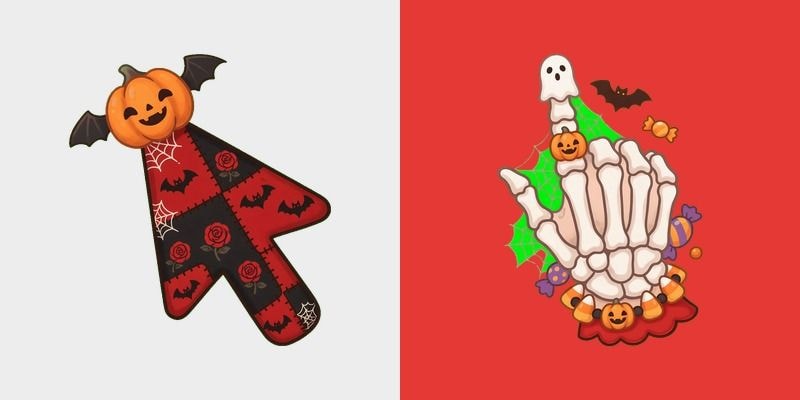 Cute Vampire Halloween Cursor