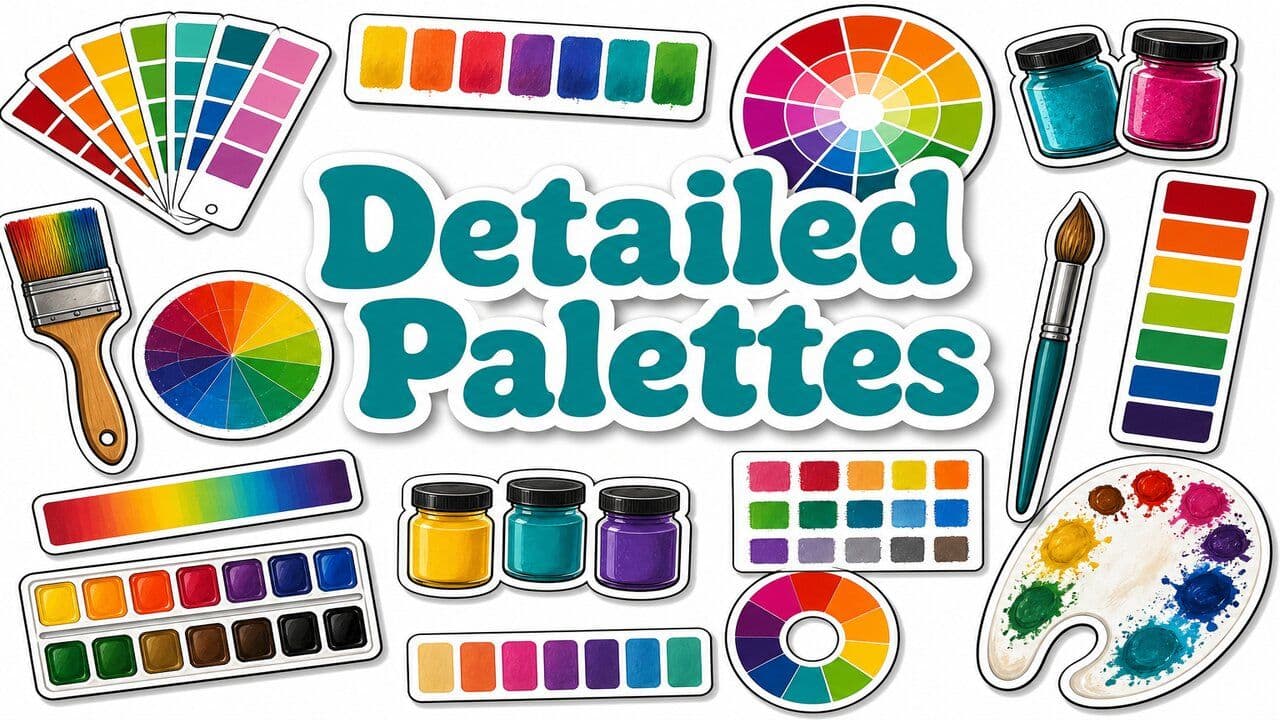 Detailed Colors Palettes