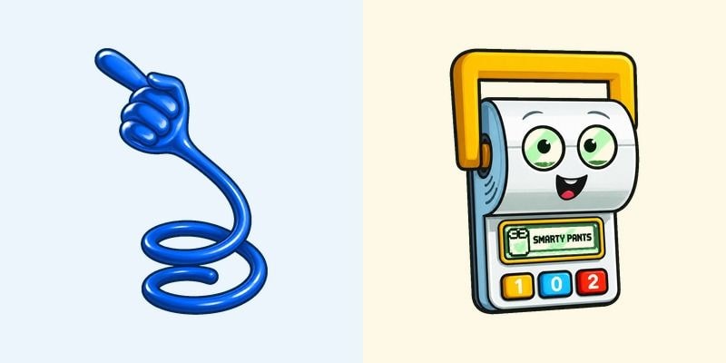 Toy Story Smarty Pants and Sticky Hand cursor preview