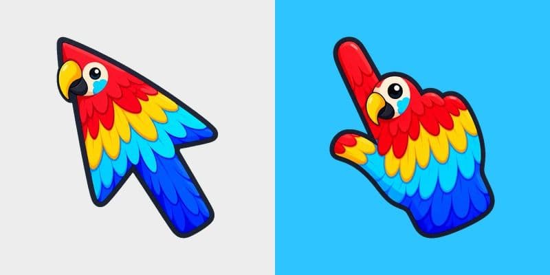 Electric Macaw Rainbow Burst