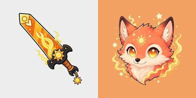 Ember Fox Spirit Blade cursor preview
