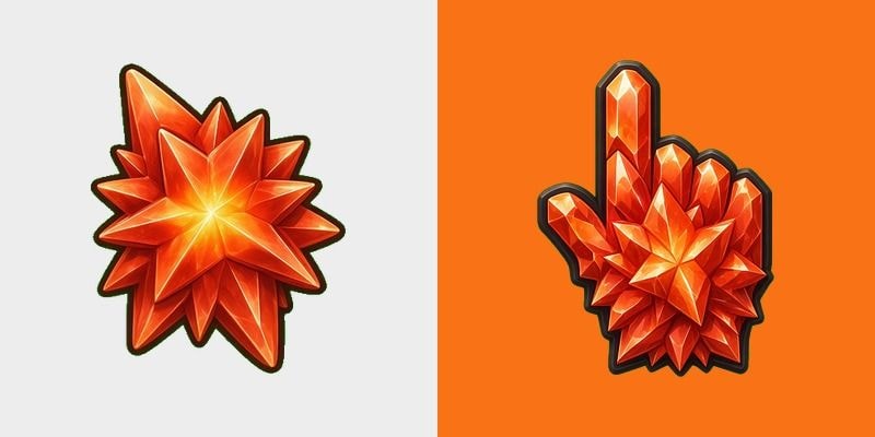 Ember Starburst Gem