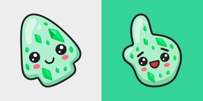 Emerald Crystal Blob