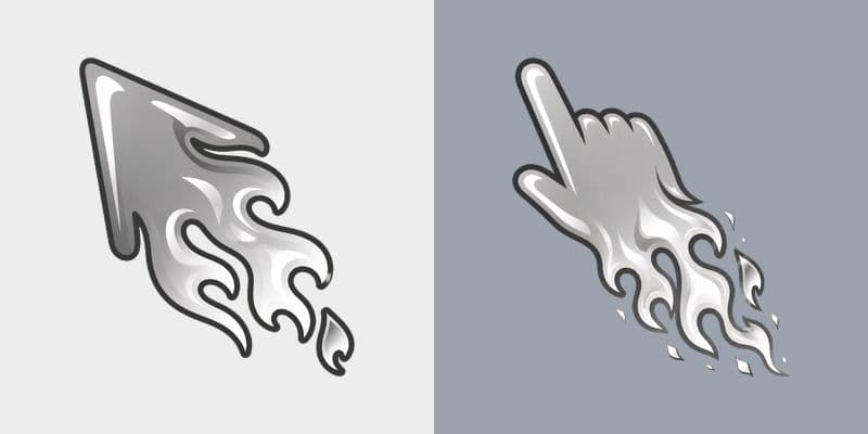 Flame Cursor Ghost Fire