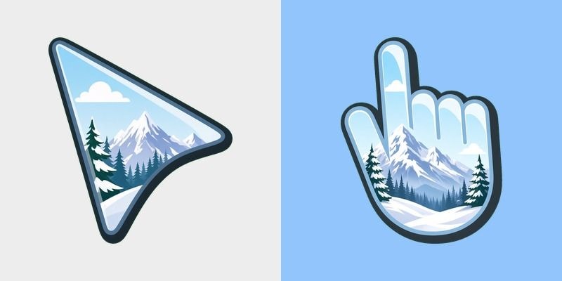 Frosty Pine Ridge cursor preview