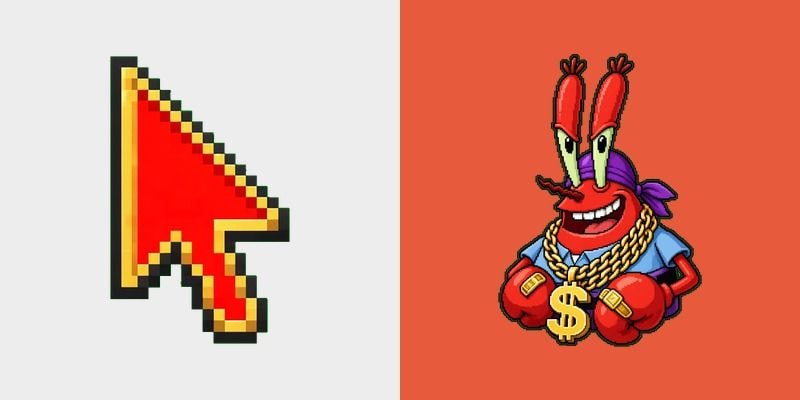 Gangsta Mr. Krabs Cursor