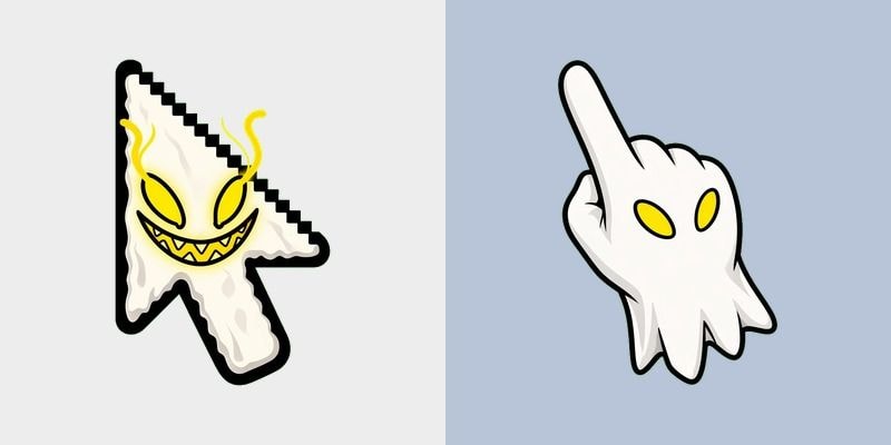 Glowing Sheet Ghost Cursor