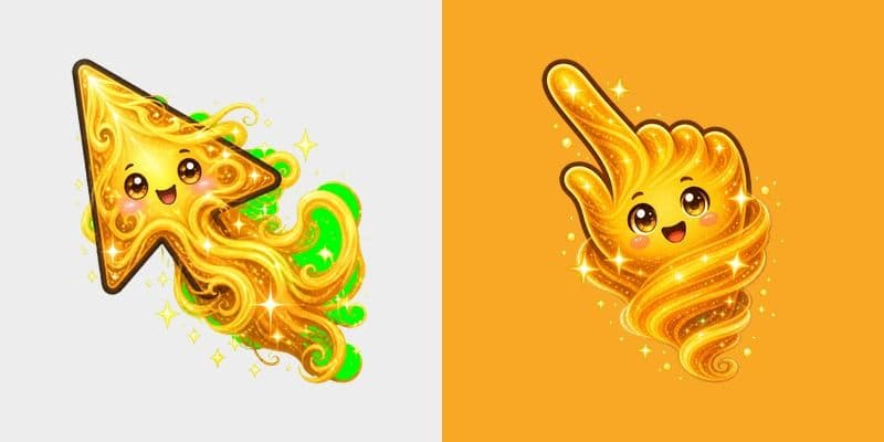 Golden Cosmic Wind Light