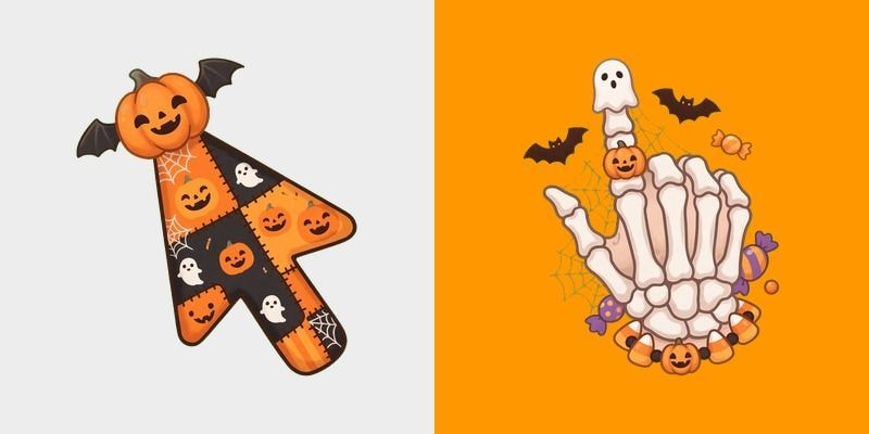 Halloween Patchwork Cursor