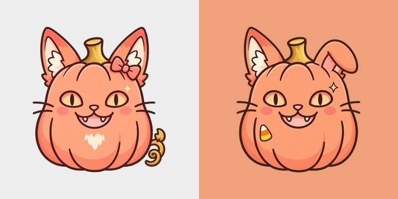 Peach Fox Gourd cursor preview