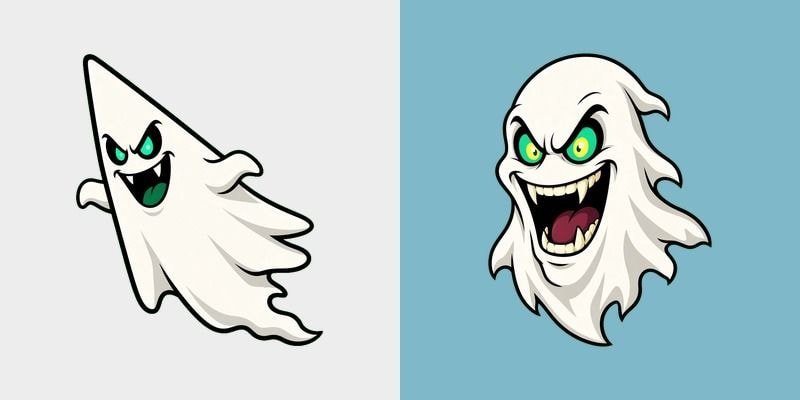 Spooky Ghost Haunt Trail cursor preview
