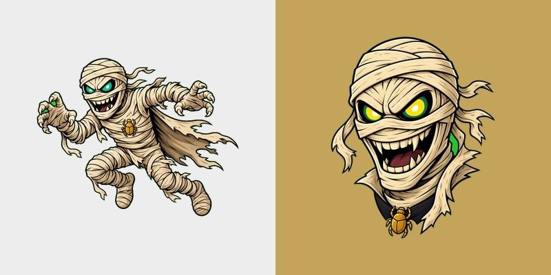 Spooky Mummy Wrap Flight cursor preview