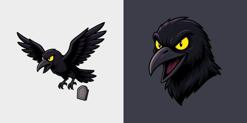 Spooky Raven Grave Glide cursor preview