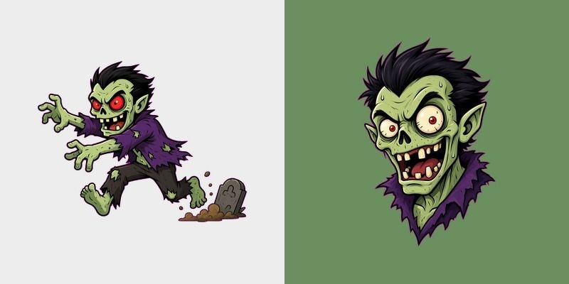 Spooky Zombie Grave Lurch cursor preview