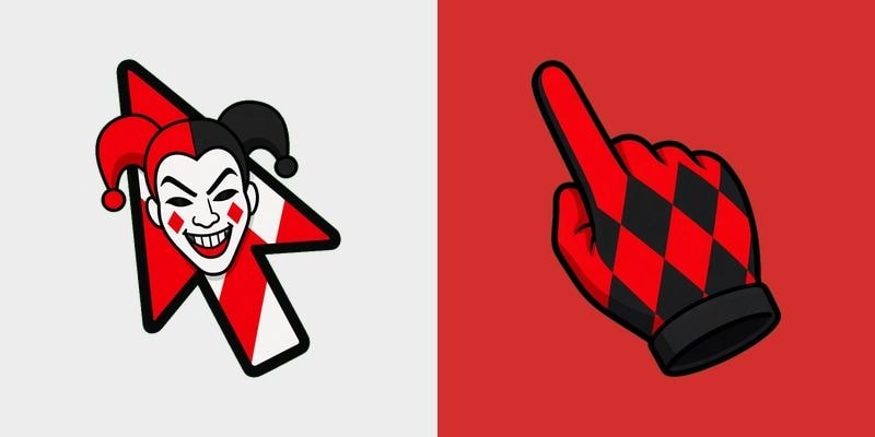 Harley Quinn Vector Cursor
