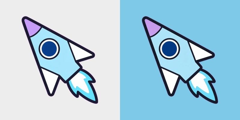 Ice Blue Rocket