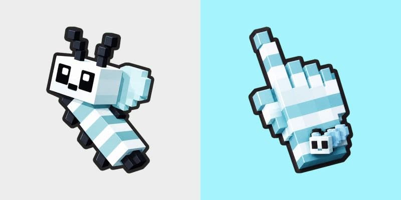 Ice Voxel Bee
