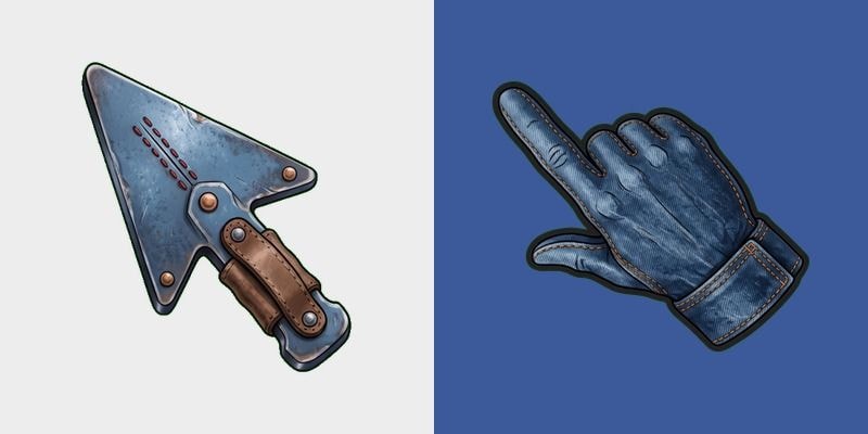 Indigo Rivet Denim Cursor cursor preview