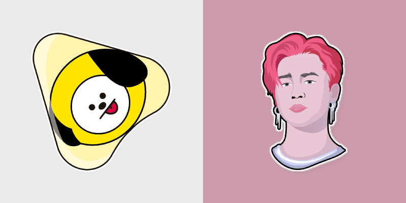 Cute Jimin Cursor Pack