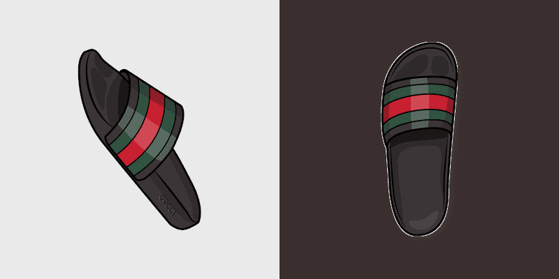 Cute Cursor Pack - Inspired by Gucci Flip Flops