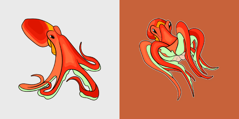 Red Octopus