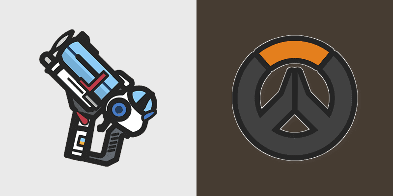Vibrant Overwatch Mei's Endothermic Blaster Cursor