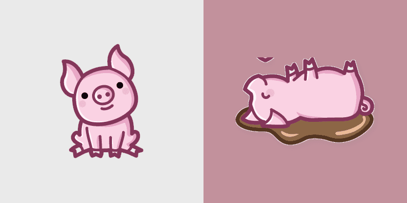 Cute Pig Cursor Pack