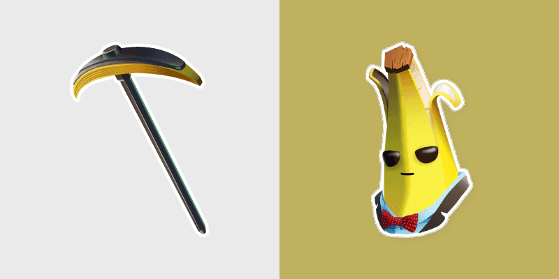 Cute Cursor Agent Peely Bananaxe Pickaxe Pack