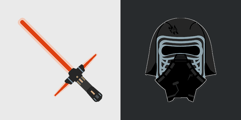 Star Wars Kylo Ren & Red Lightsaber Custom Cursor Pack