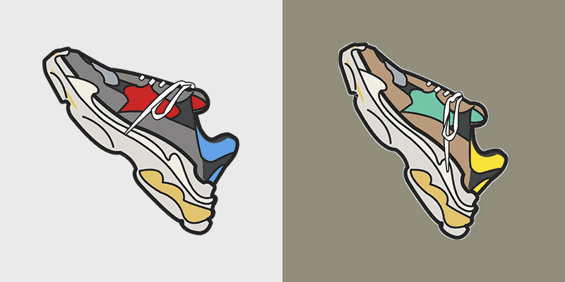 Cursor-inspired Balenciaga Sneakers