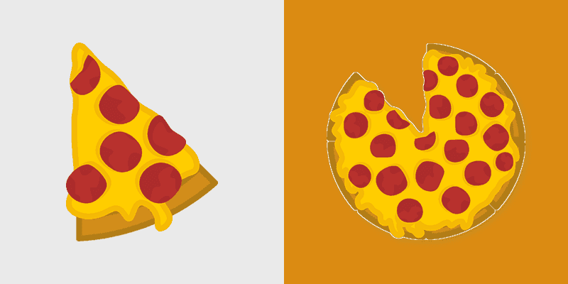 Cute Cursor Pack - Pepperoni Pizza