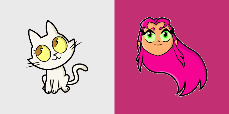 Starfire Teen Titans Cursor Pack