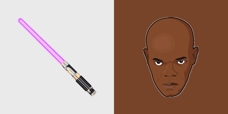 Custom Cursor Pack - Mace Windu Lightsaber