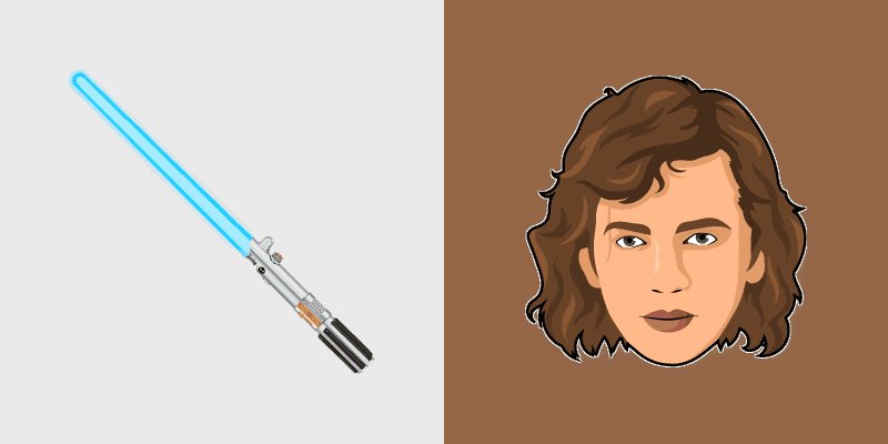 Anakin Skywalker Blue Lightsaber