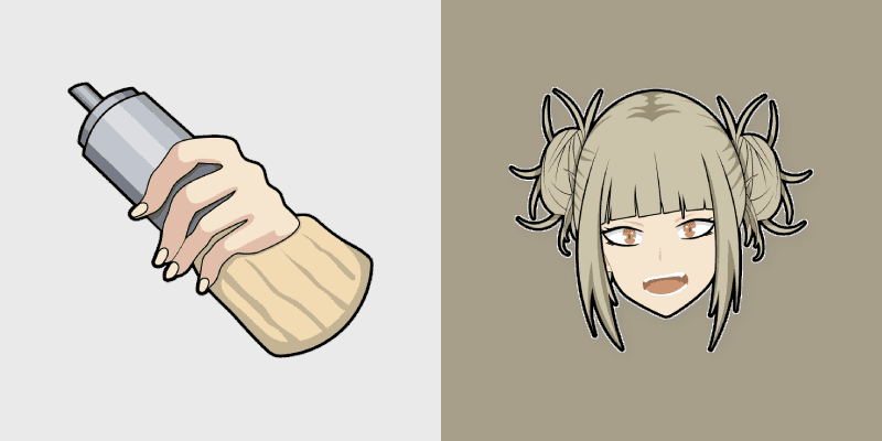 My Hero Academia Cute Himiko Toga Custom Mouse Cursor Pack