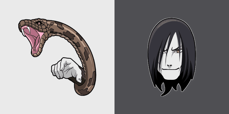Naruto Orochimaru Cute Cursor Pack