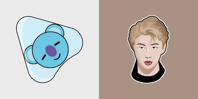 Custom Cursor BTS RM