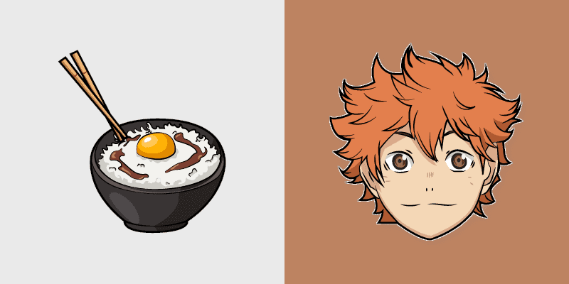 Cute Cursor Pack - Shoyo Hinata Volleyball Delight