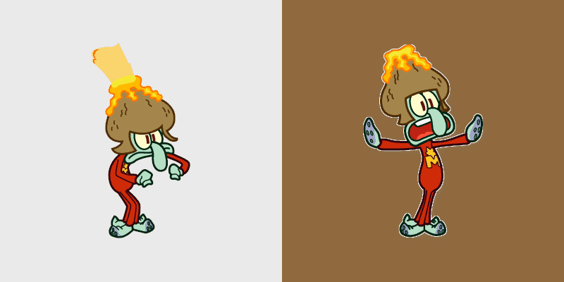 Custom Cursor Pack - SpongeBob Captain Magma