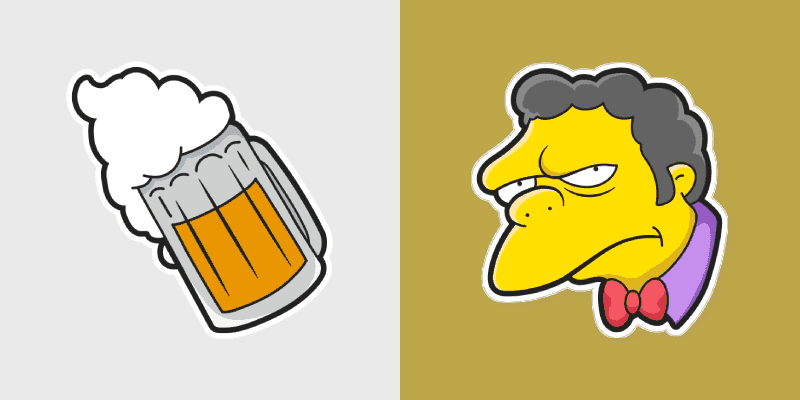 Cute Cursor Moe Szyslak - Custom Mouse for Windows