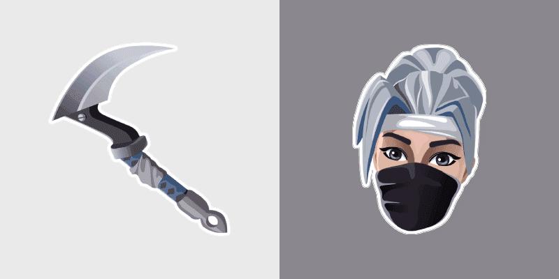 Custom Cursor Pack - Fortnite Kuno Skin & Dual Kama Back Bling
