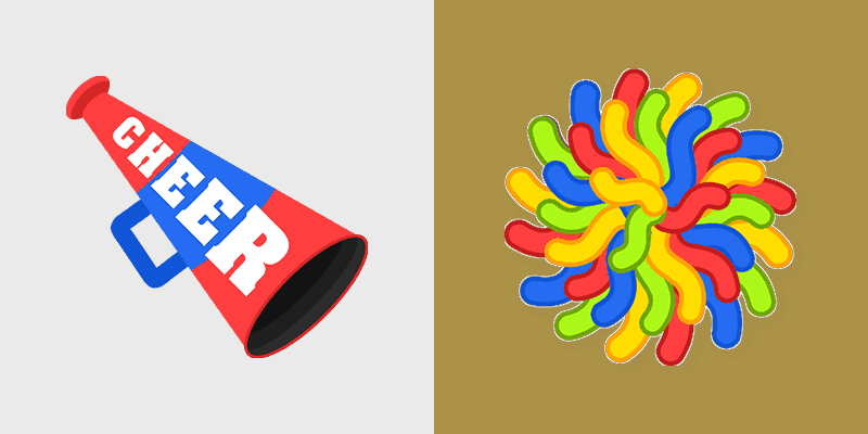 Cute Cursor Pack - Cheerful Pom-Pom & Megaphone