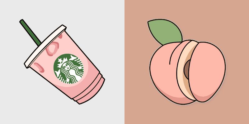Starbucks Peach